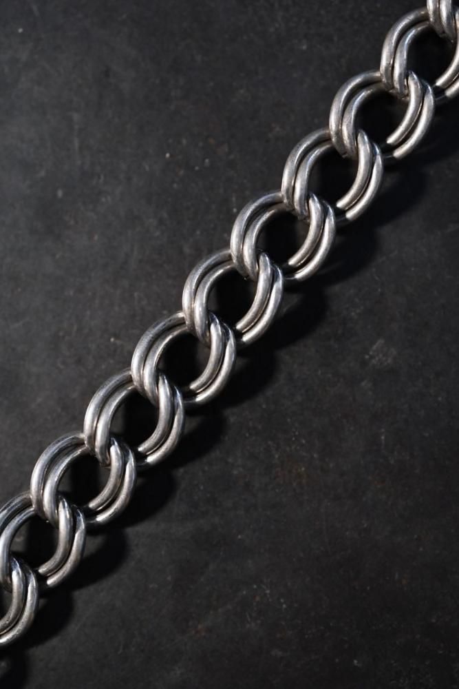 Italy vintage silver chain bracelet