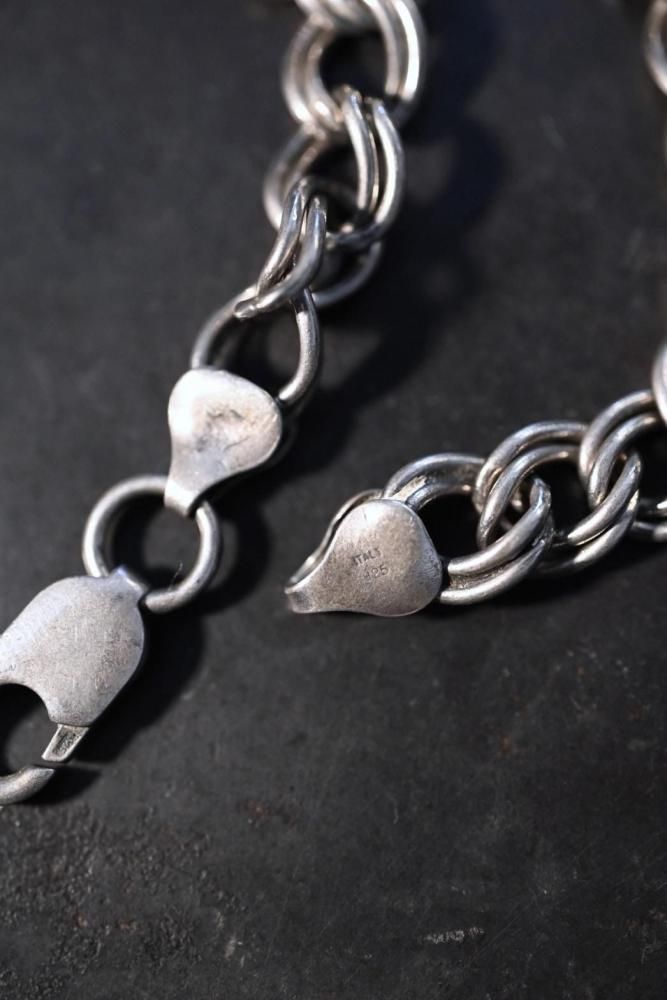 Italy vintage silver chain bracelet