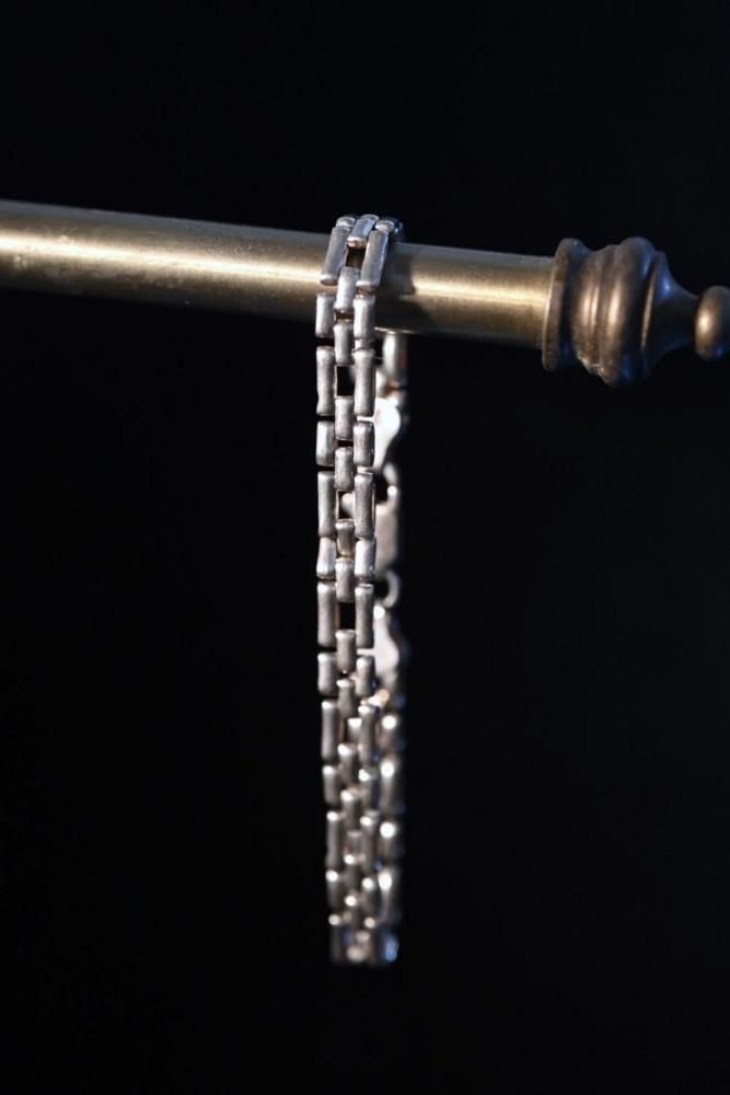 Italy vintage silver chain bracelet