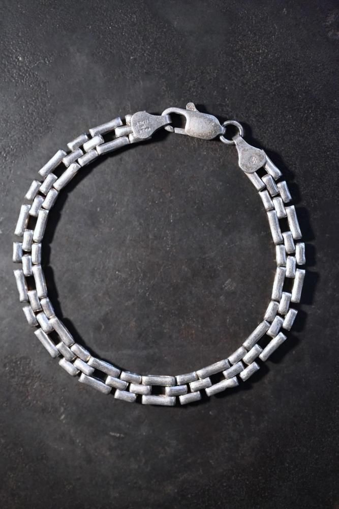 Italy vintage silver chain bracelet