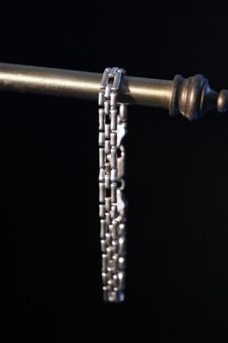 Italy vintage silver chain bracelet