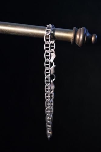 Italy vintage silver chain bracelet