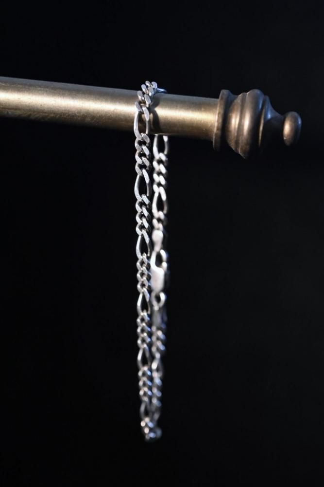 Italy vintage silver chain bracelet