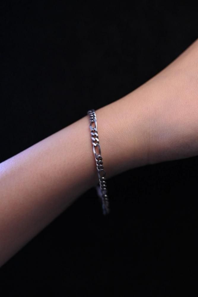 Italy vintage silver chain bracelet