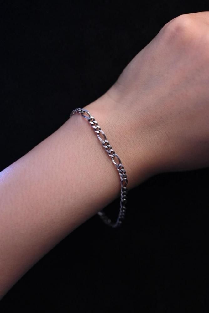 Italy vintage silver chain bracelet
