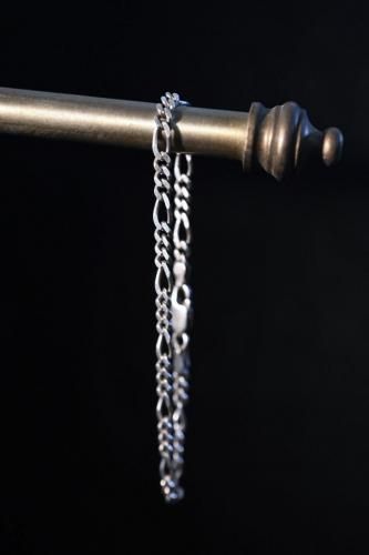 Italy vintage silver chain bracelet