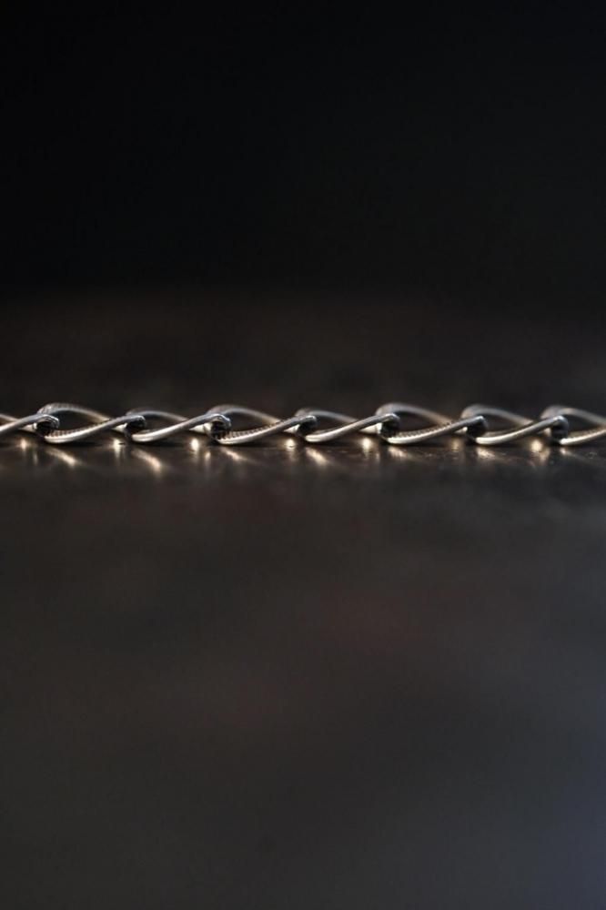 Vintage silver chain bracelet