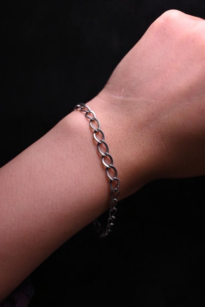 Vintage silver chain bracelet