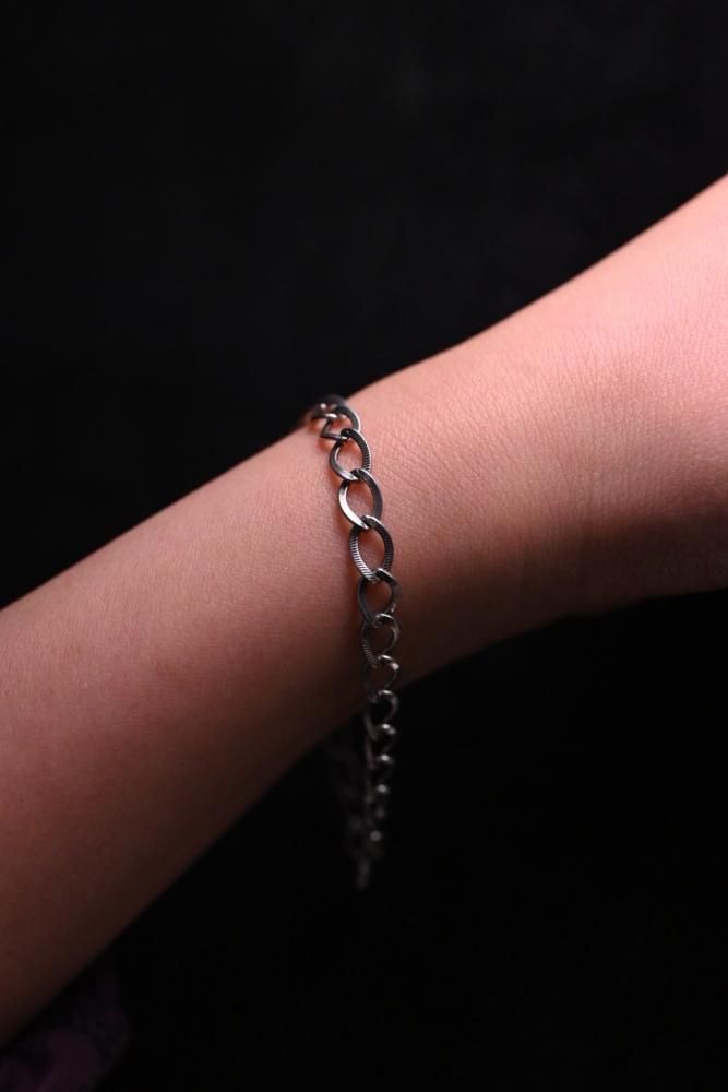 Vintage silver chain bracelet