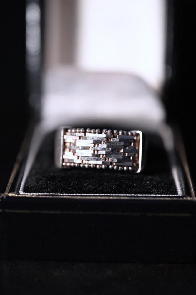 Italy vintage silver ring