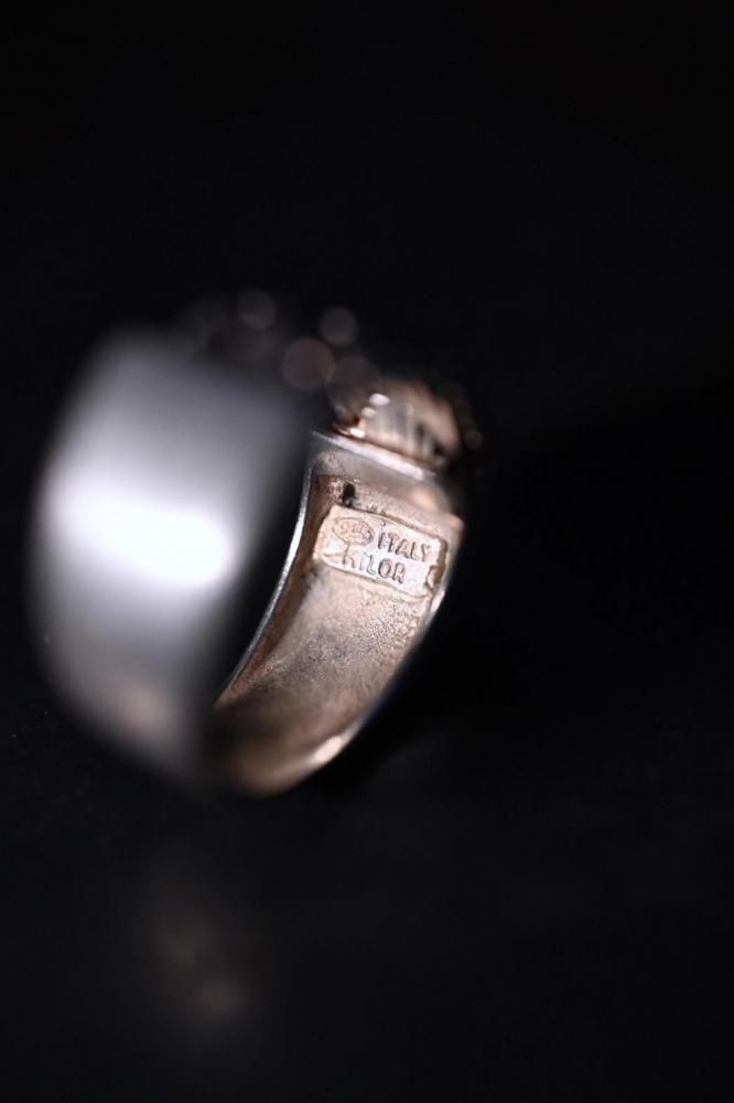 Italy vintage silver ring