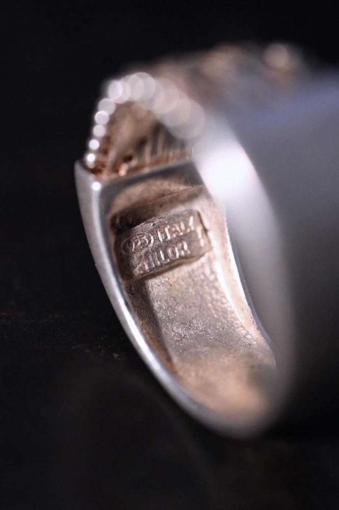 Italy vintage silver ring