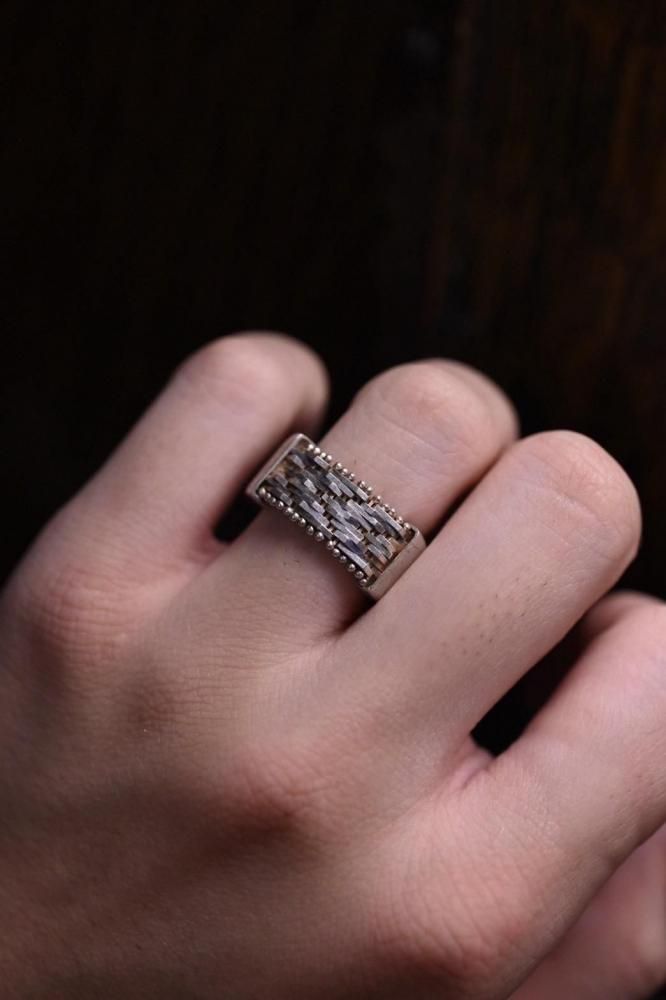 Italy vintage silver ring