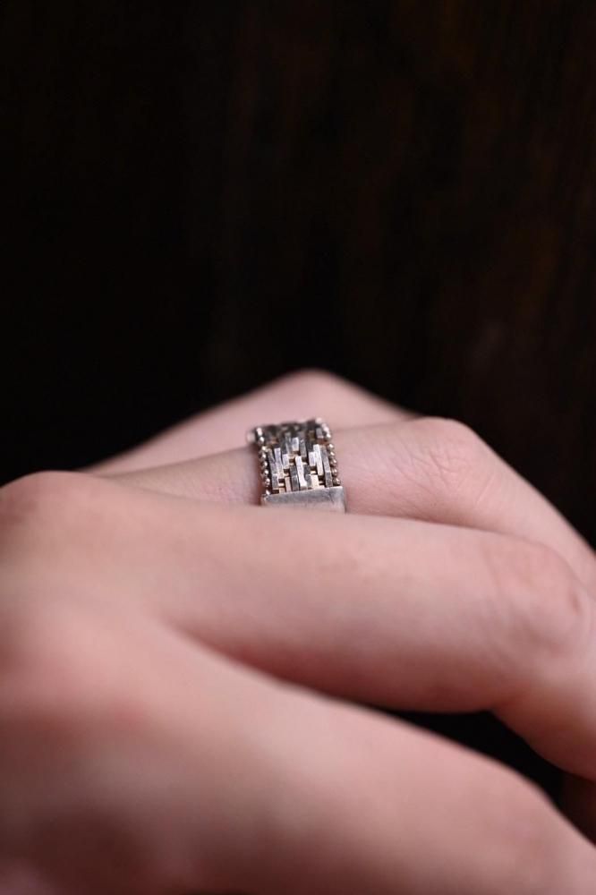 Italy vintage silver ring