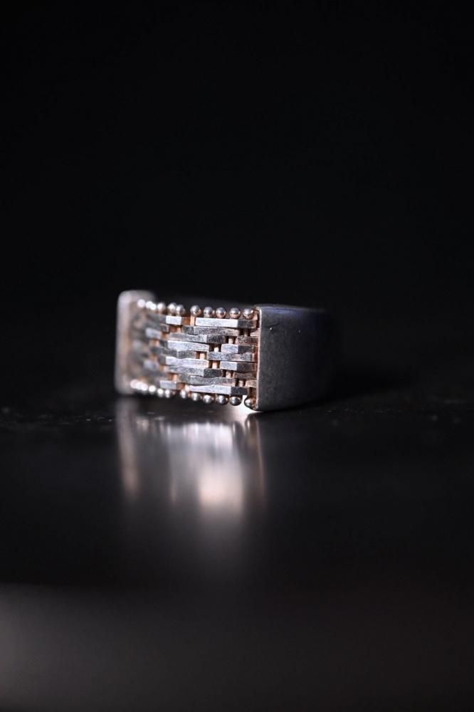 Italy vintage silver ring