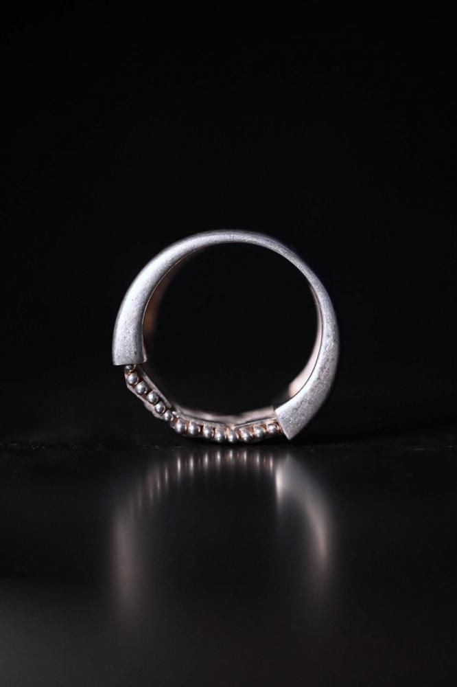 Italy vintage silver ring