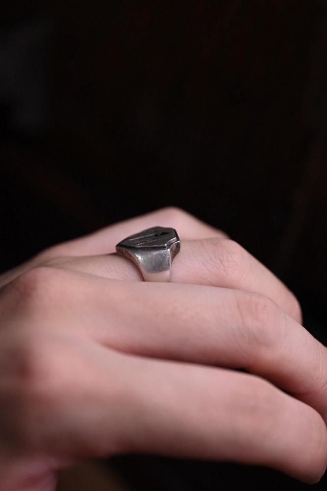 us 1957 candle signet ring