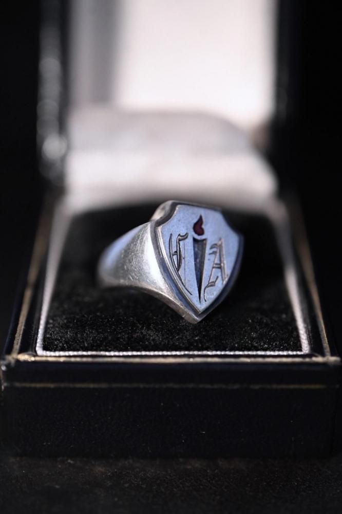 us 1957 candle signet ring