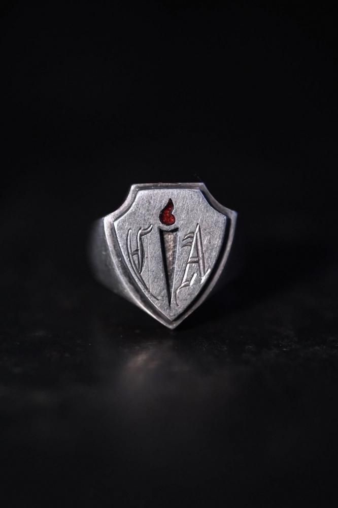 us 1957 candle signet ring