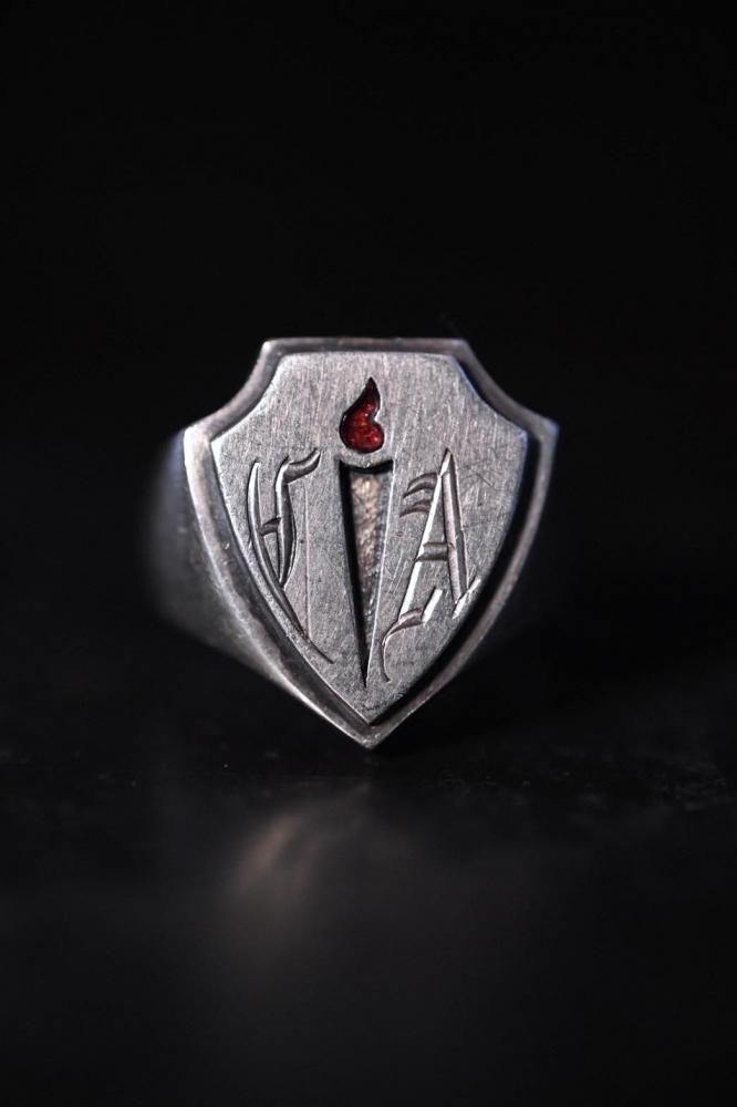 us 1957 candle signet ring