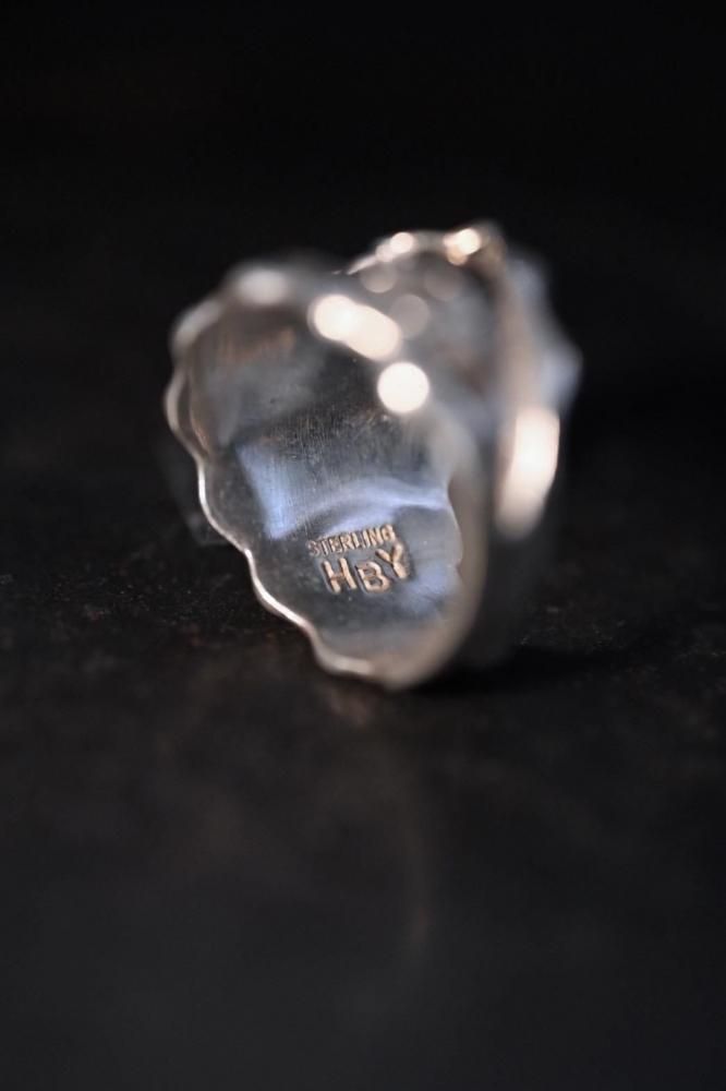 Vintage "Navajo" silver eagle ring