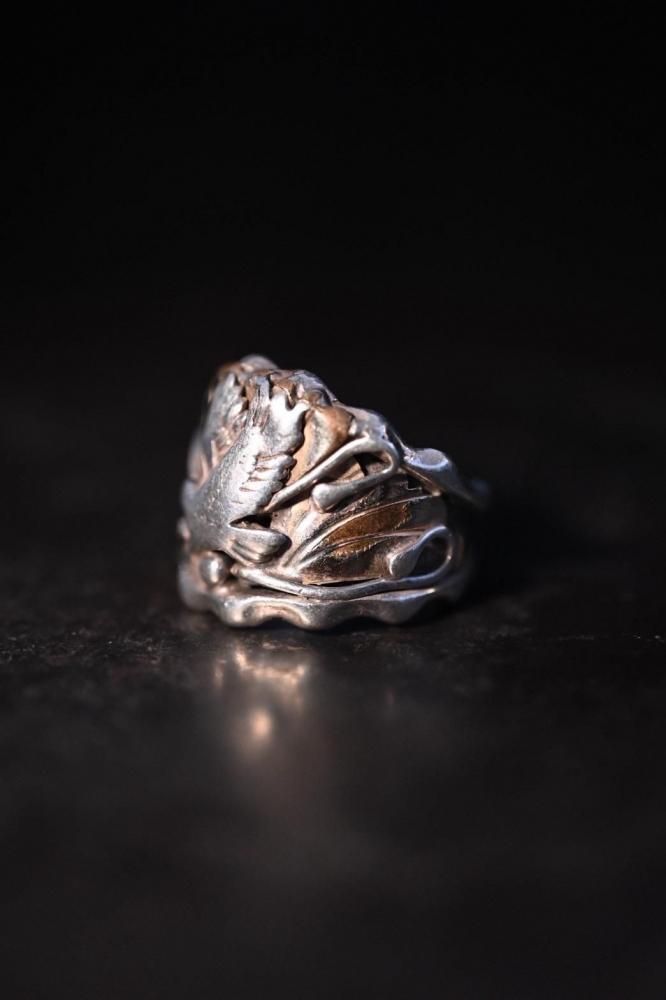Vintage "Navajo" silver eagle ring