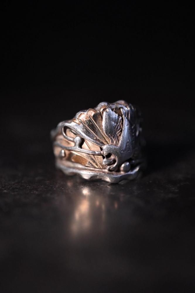 Vintage "Navajo" silver eagle ring
