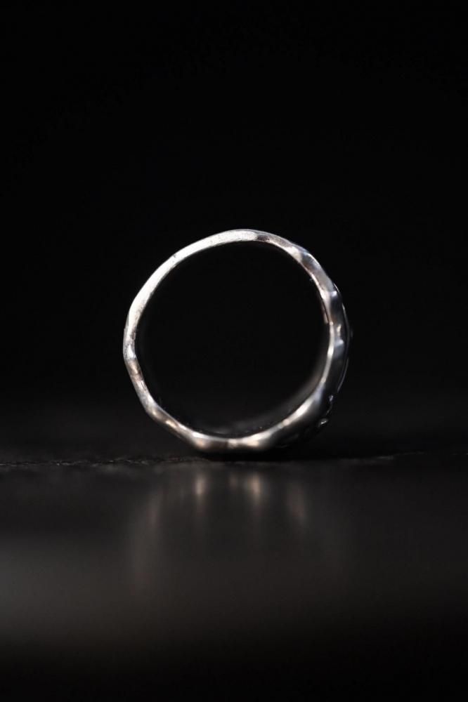 Vintage "Navajo" silver eagle ring