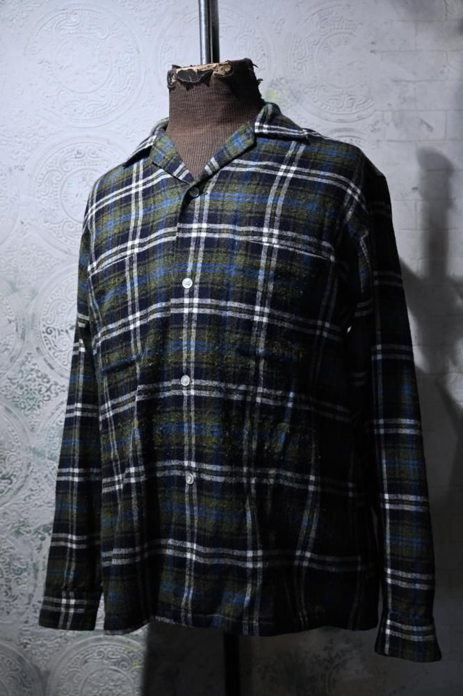 us 1960's "LANES" wool mix shirt