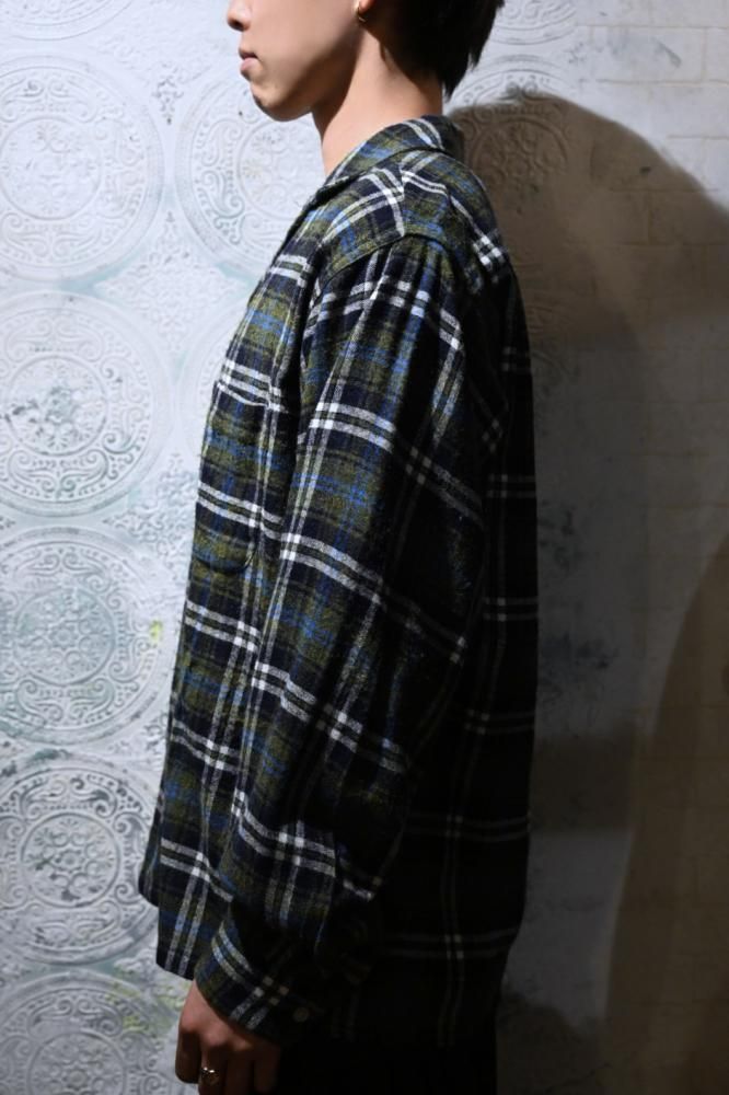 us 1960's "LANES" wool mix shirt