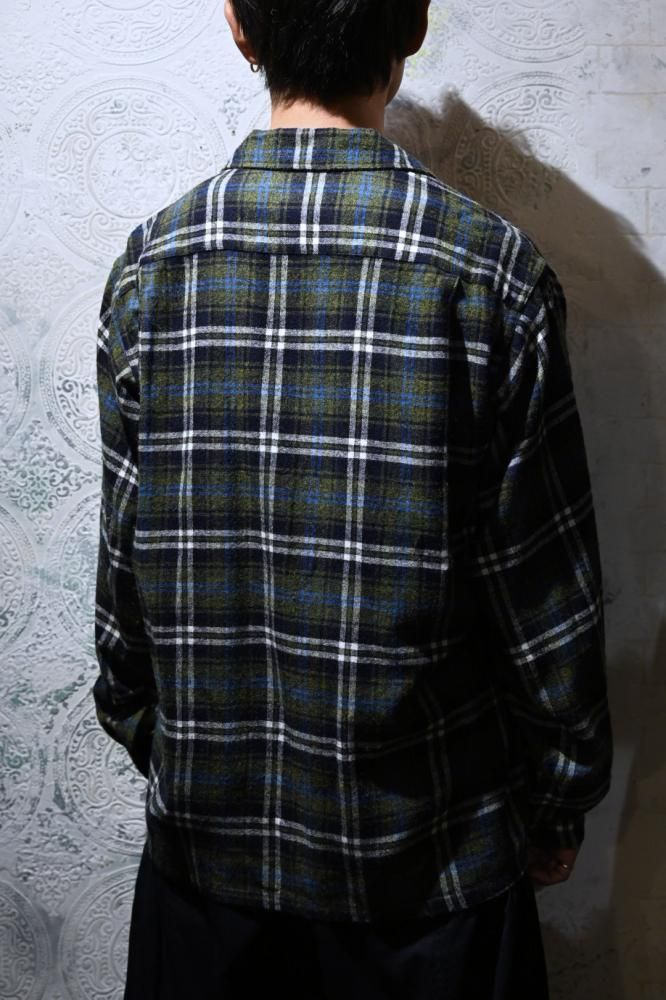 us 1960's "LANES" wool mix shirt