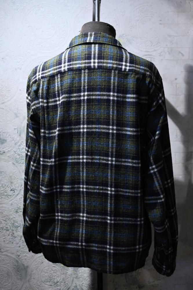 us 1960's "LANES" wool mix shirt