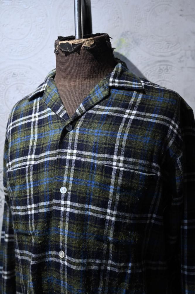 us 1960's "LANES" wool mix shirt