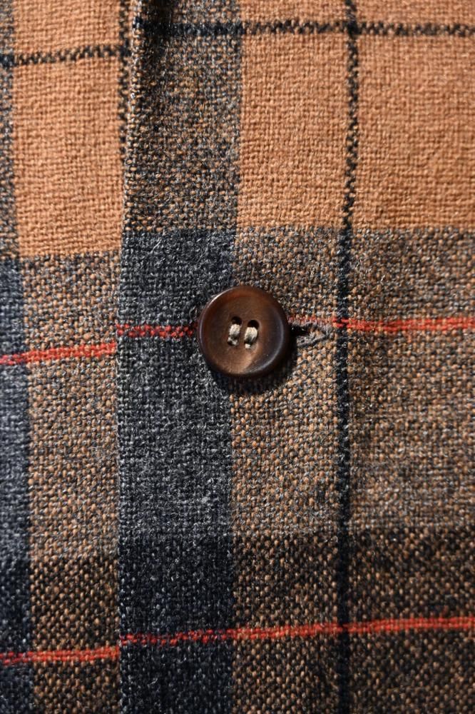 us 1950's~ "Pendleton" wool check shirt