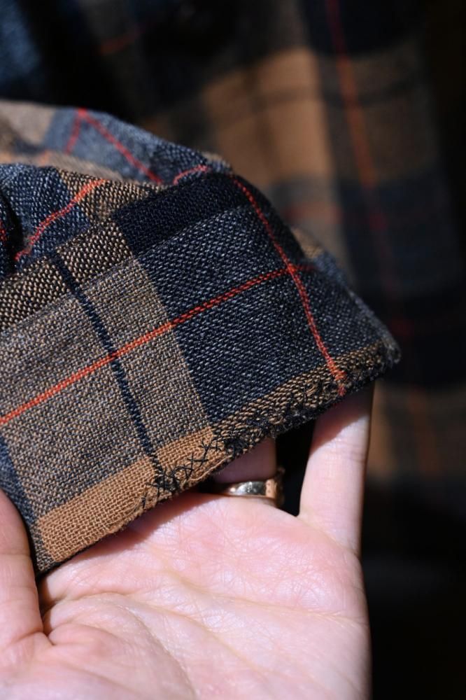 us 1950's~ "Pendleton" wool check shirt