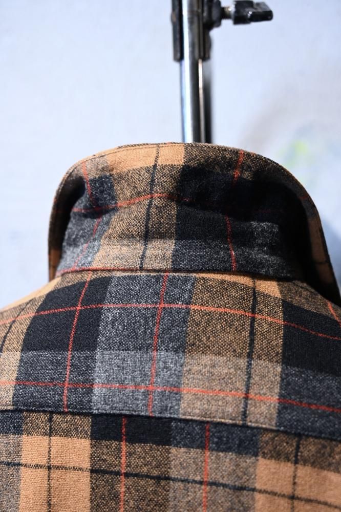 us 1950's~ "Pendleton" wool check shirt
