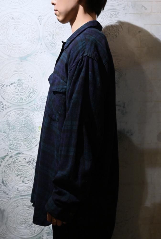 us 1960's~ "Gerhard Kennedy" viyella shirt