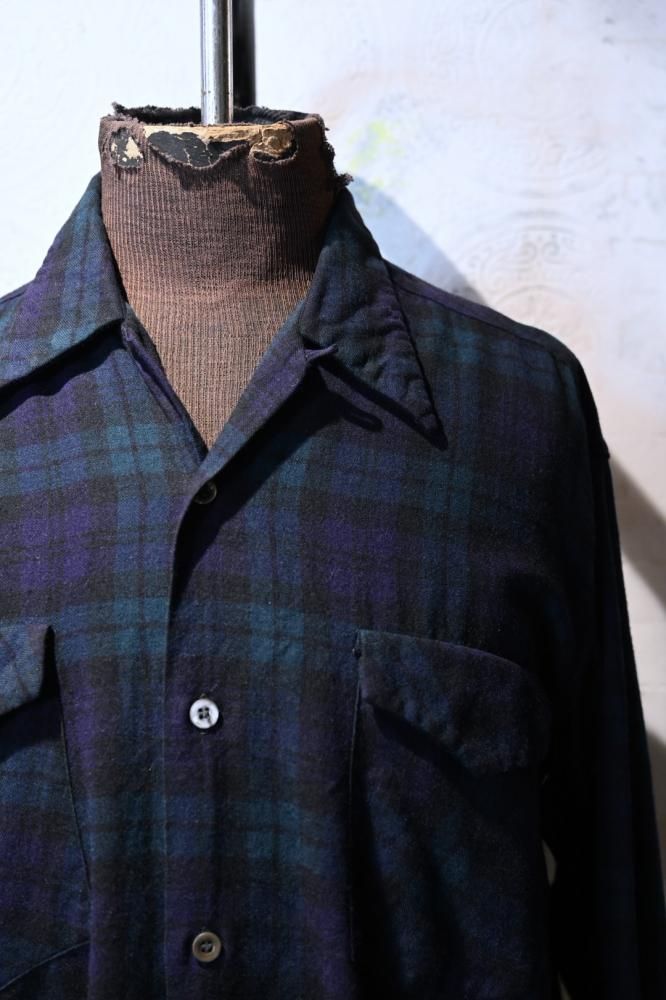 us 1960's~ "Gerhard Kennedy" viyella shirt