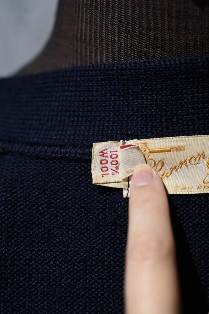 us 1950's Balboa patch lettered cardigan