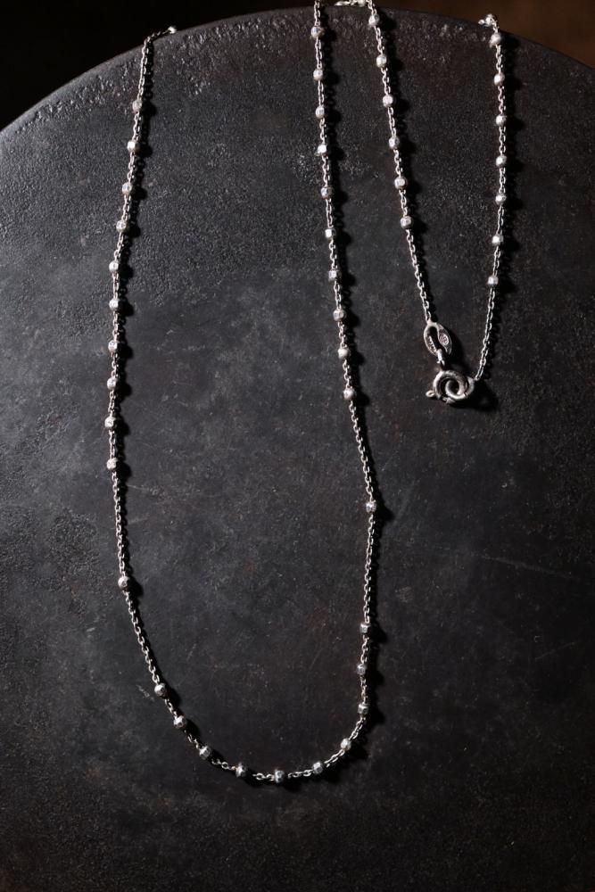 Italy vintage silver chain necklace