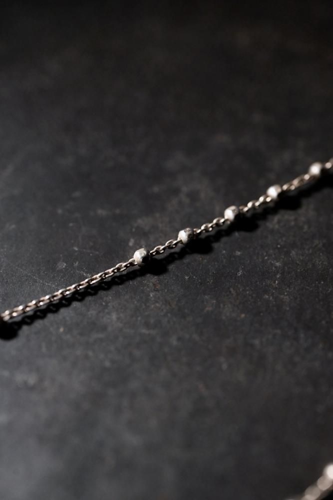 Italy vintage silver chain necklace