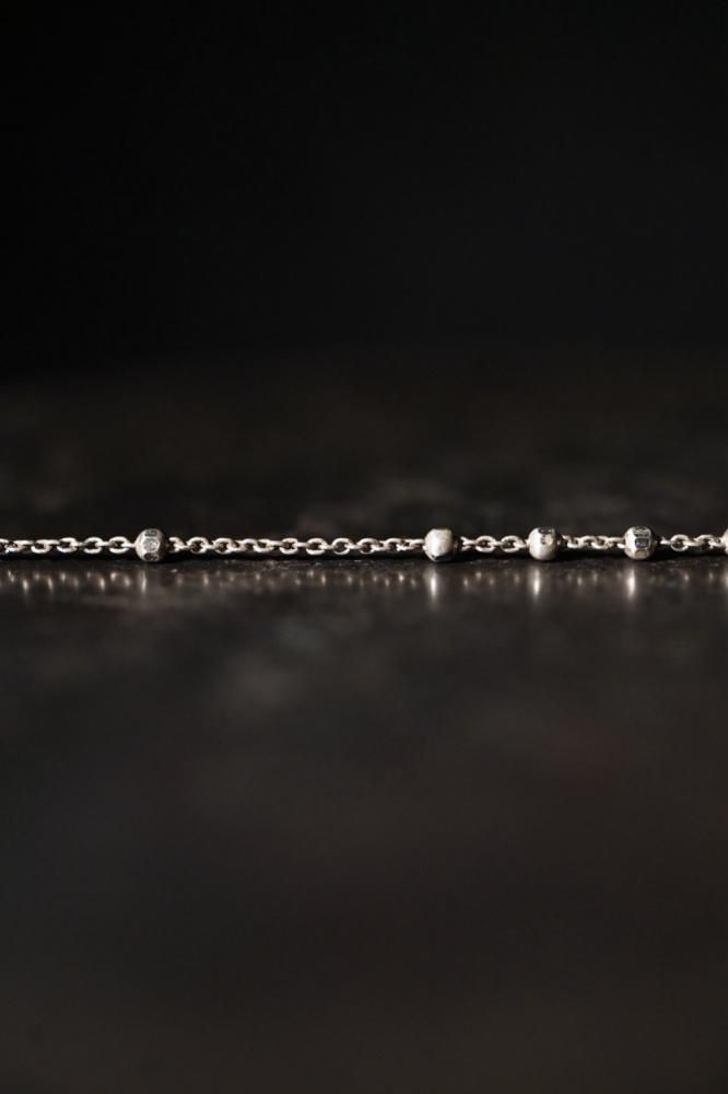 Italy vintage silver chain necklace