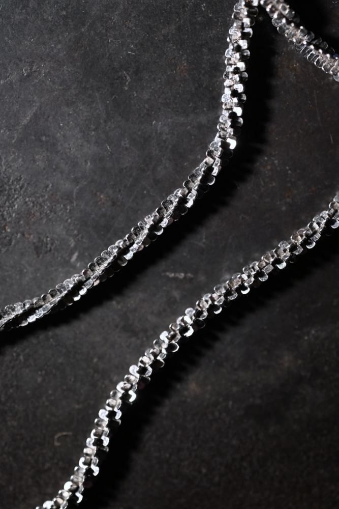 Italy vintage twist chain necklace