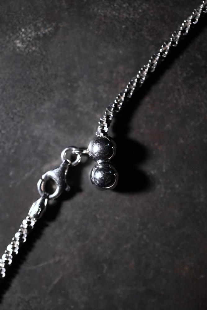 Italy vintage twist chain necklace