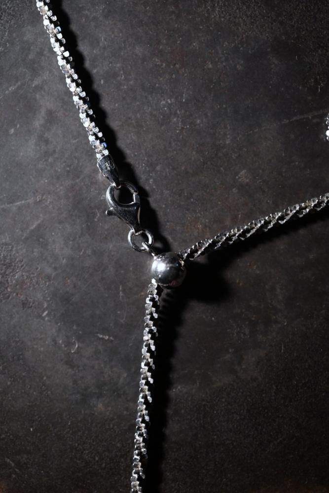 Italy vintage twist chain necklace