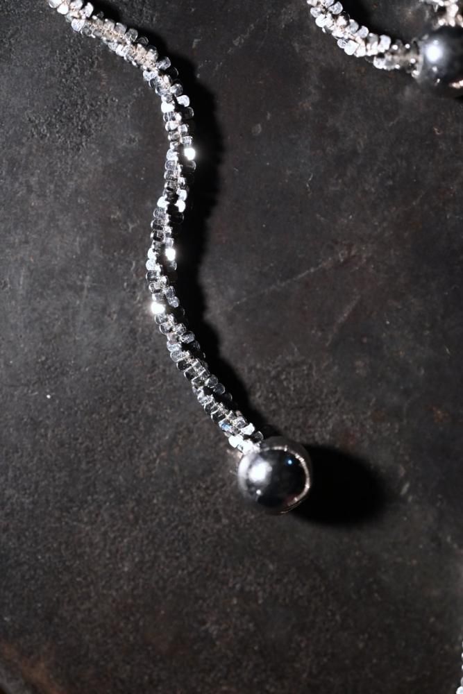 Italy vintage twist chain necklace