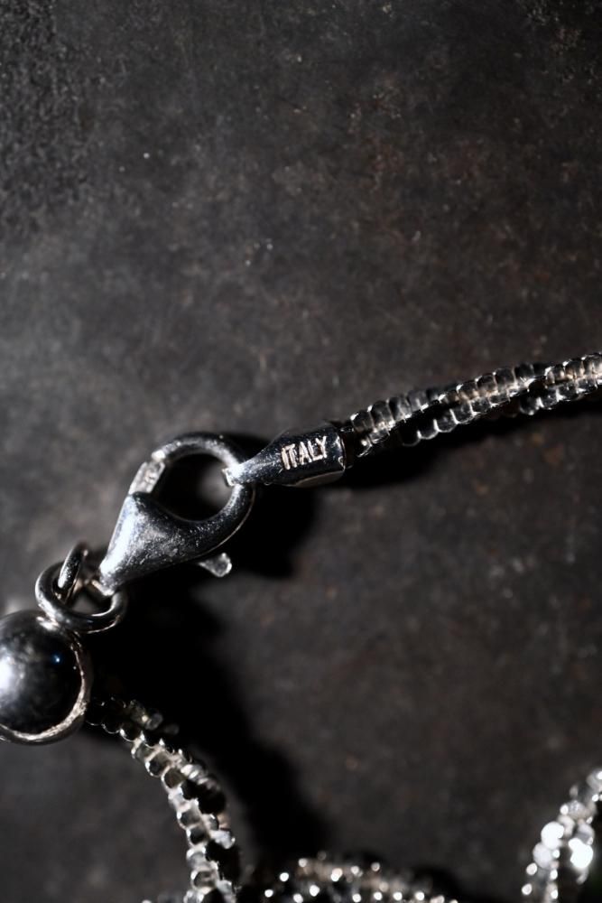 Italy vintage twist chain necklace