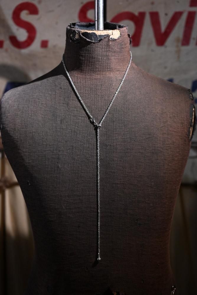 Italy vintage twist chain necklace