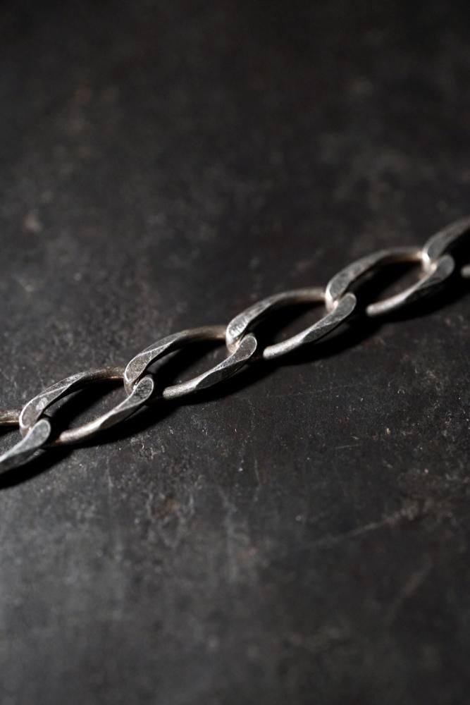 Italy vintage silver chain necklace