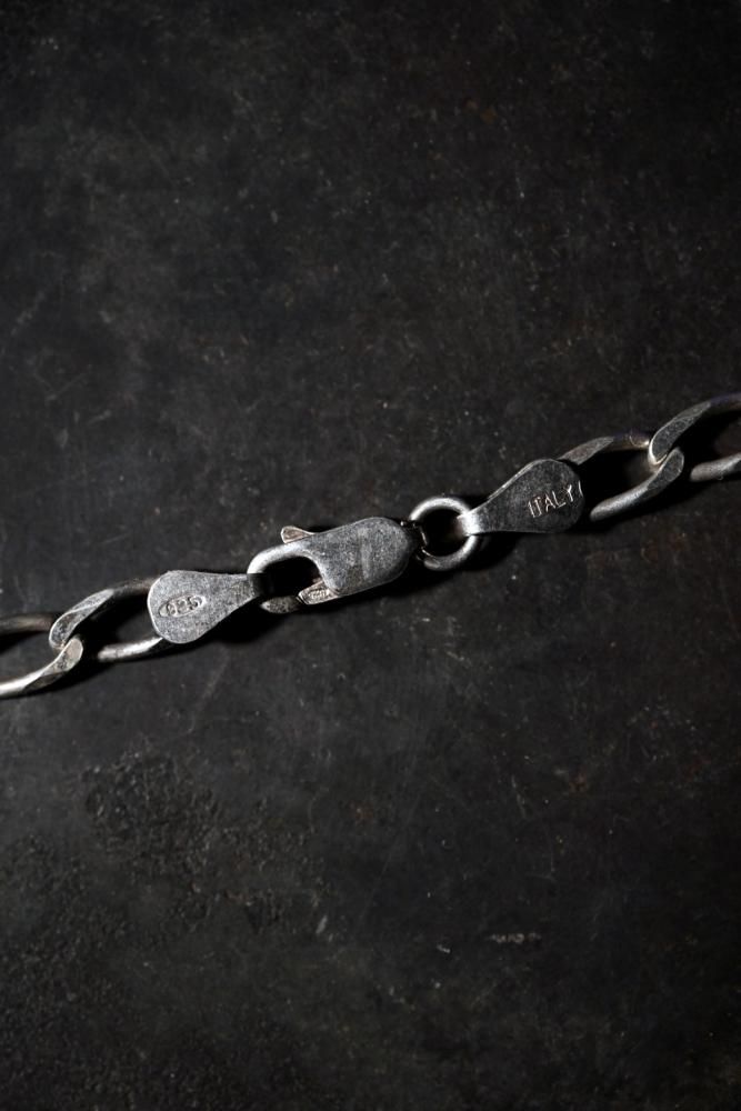 Italy vintage silver chain necklace